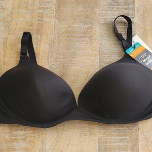 38DD black Warners  Flex Revolution contour underwire bra